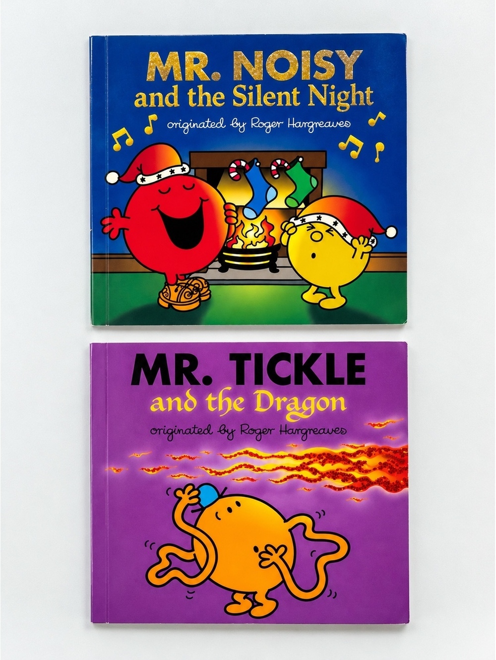 Mr Men Book Lot Mr Noisy Silent Night Mr Tickle Dragon Roger Hargreaves
